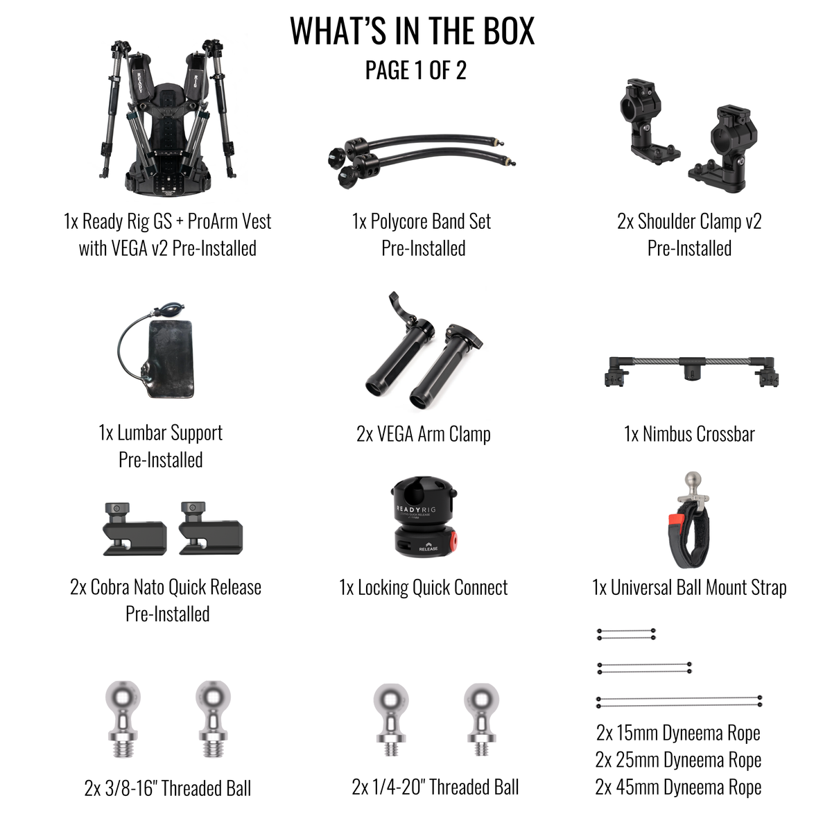 Ready Rig Nimbus Pro Combo
